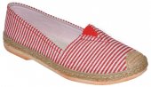 Dámska obuv - červeno-biela