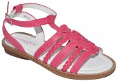 Detské štýlové sandálky - rúžové
