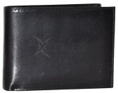 Pánska kožená peňaženka - čierna