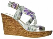 Kožené kvetované sandále C683-1 OLIVIA SHOES