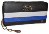 Dámska peňaženka 9376 - čierno modrá