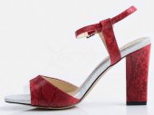 Dámske spoločenské sandálky Monnari 9728 - červené