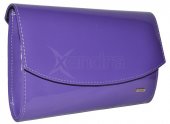 Dámska spoločenská kabelka Grosso 10099 - fialová