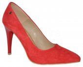 Dámske kožené lodičky Olivia Shoes 944 - 10145 - červené