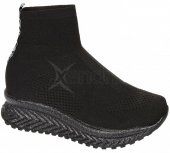 Dámske elastické členkové tenisky Olivia Shoes DKO2095 - 10271 - čierne