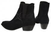 Dámske členkové kožené kovbojky Olivia Shoes DCO04433 - 10313 - čierne