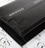 Pánska kožená peňaženka Grosso 10393 - čierna