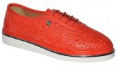 Dámske kožené poltopánky Olivia Shoes 10426 - červené