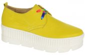 Dámske kožené tenisky Olivia Shoes 3056 - 10481 - žlté
