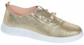 Dámske kožené poltopánky Olivia Shoes 205 - 10485 - zlaté