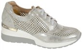 Dámske kožené tenisky Olivia Shoes 5005 - 10692 - strieborné