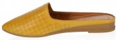 Dámske kožené vsuvky Olivia Shoes 14-607- 10712 - žlté