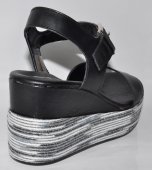 Dámske kožené sandálky Rizzoli - 10752 - čierne