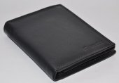 Pánska kožená peňaženka 11106 - čierna