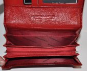 Dámska kožená peňaženka 11116 - bordová