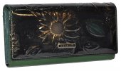 Dámska kožená peňaženka 11128 - zelená