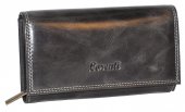 Dámska kožená peňaženka 11144 - čierna
