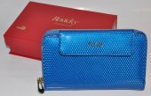 Dámska kožená peňaženka 11146 - modrá