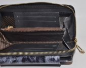 Dámska kožená peňaženka 11147 - šedá