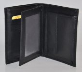 Pánska kožená peňaženka 11237 - čierna