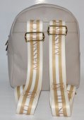 Dámsky kožená ruksak Massino Conti 11417 - béžový