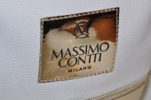 Dámska crossbody kabelka Massimo Conti 11419 - bielo zatá