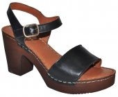 Dámske kožené sandálky Rizzoli - 11439 - čierne