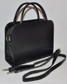 Dámska elegantná kabelka 11444 - čierna