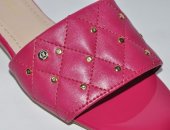 Dámske kožené vsuvky Olivia Shoes 2206 - 11512 - cyklaménové