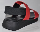 Dámske kožené sandálky Rizzoli 11516 - červené