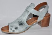 Dámske kožené sandálky Rovigo 11517 - mentolové