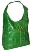 Dámska kožená kabelka Massimo Conti 11564 - zelená