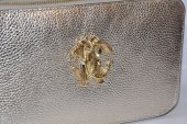Dámska kožená kabelka Massimo Conti 11572 - zlatá