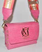 Dámska kožená kabelka Massimo Conti 11574 - ružová