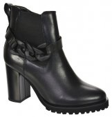 Dámske kožené kotničky Olivia Shoes 2261 - 11655 - čierne