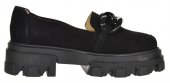 Dámske kožené poltopánky Olivia Shoes 2268 - 11657 - čierne