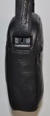 Pánska kožená crossbody taška 11732 - čierna
