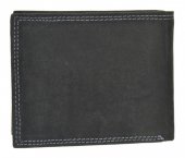 Pánska kožená peňaženka Grosso 11826 - čierna
