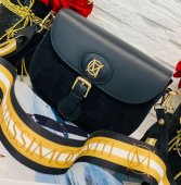 Dámska kožená kabelka Massimo Conti 11835 - čierna