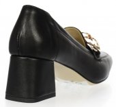 Dámske kožené lodičky Olivia Shoes 11910 - čierne