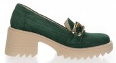 Dámske kožené poltopánky Olivia Shoe 2325 - 11912 - zelené