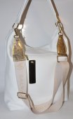 Dámska kabelka Salvadore Feretti 11920 - bielo zlatá