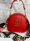 Dámska kožená kabelka Massimo Conti 11983 - červená