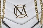 Dámska kožená kabelka Massimo Conti 12005 - biela