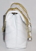 Dámska kožená kabelka Massimo Conti 12005 - biela