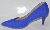 Dámske kožené lodičky Olivia Shoes 12015 - modré