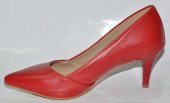 Dámske kožené lodičky Olivia Shoes 12016 - červené