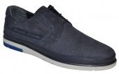Pánske kožené topánky Bonamoor  12022 - modré