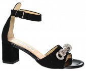 Dámske kožené sandálky Olivia Shoes DSA36 -12045 - čierne