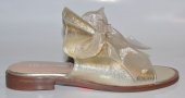 Dámske kožené sandálky Bizzarro 12067 - zlaté